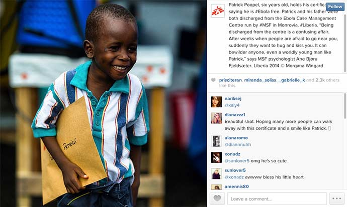 instagram for nonprofits doctors without borders
