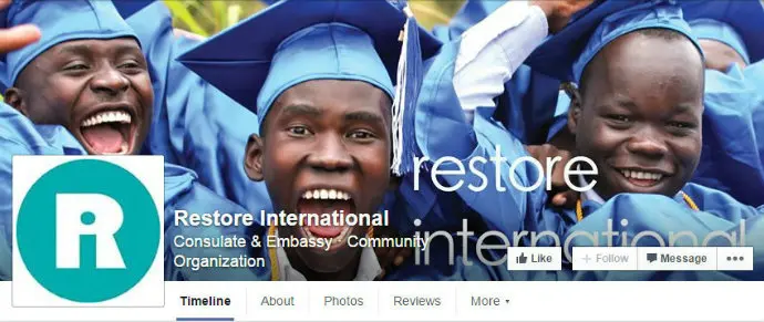 Facebook for Nonprofits Restore International