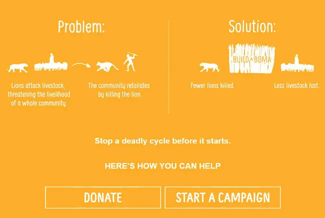 Build a Boma Fundraising Campaign Graphic