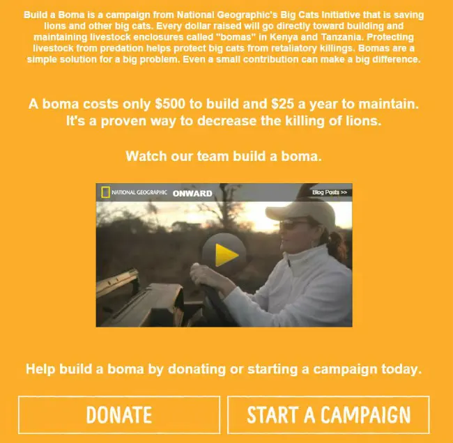 Build a Boma Fundraising Campaign Video