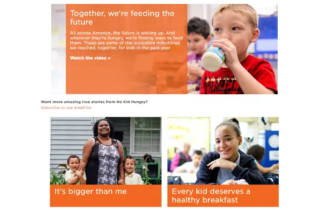 No Kid Hungry example