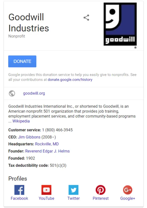 how to get donations google
