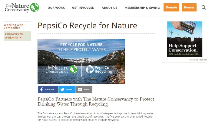 Nature Conservancy Example