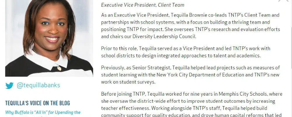 TNTP staff Profile