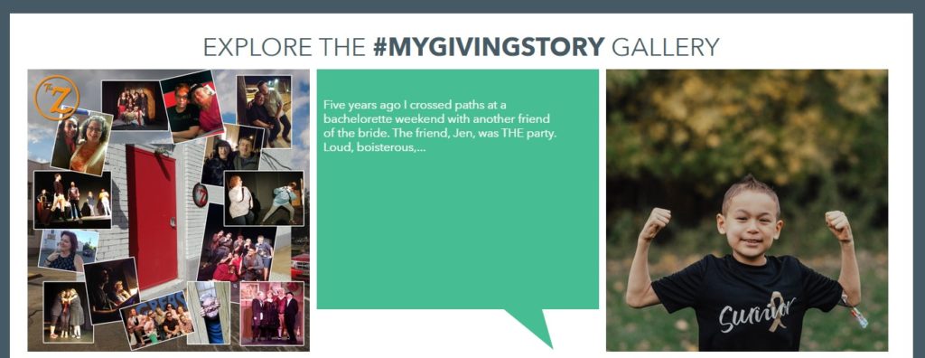 #MyGivingStory Gallery