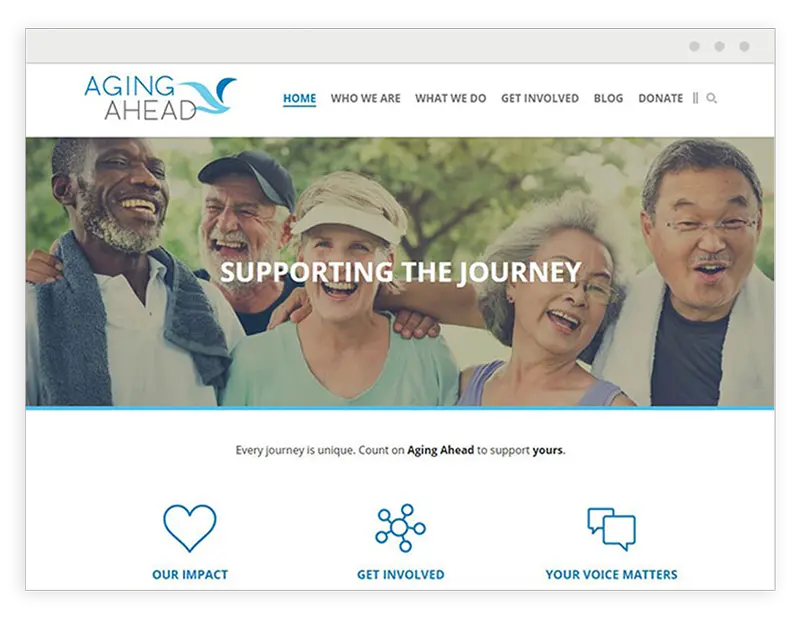 Aging Ahead Homepage