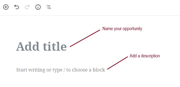 A screenshot of a block in the volunteer opportunity page.