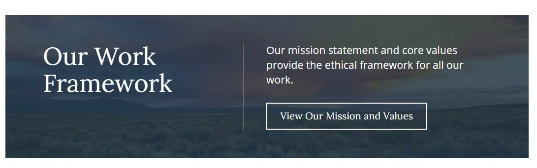 Call to action on the New Mexico First website