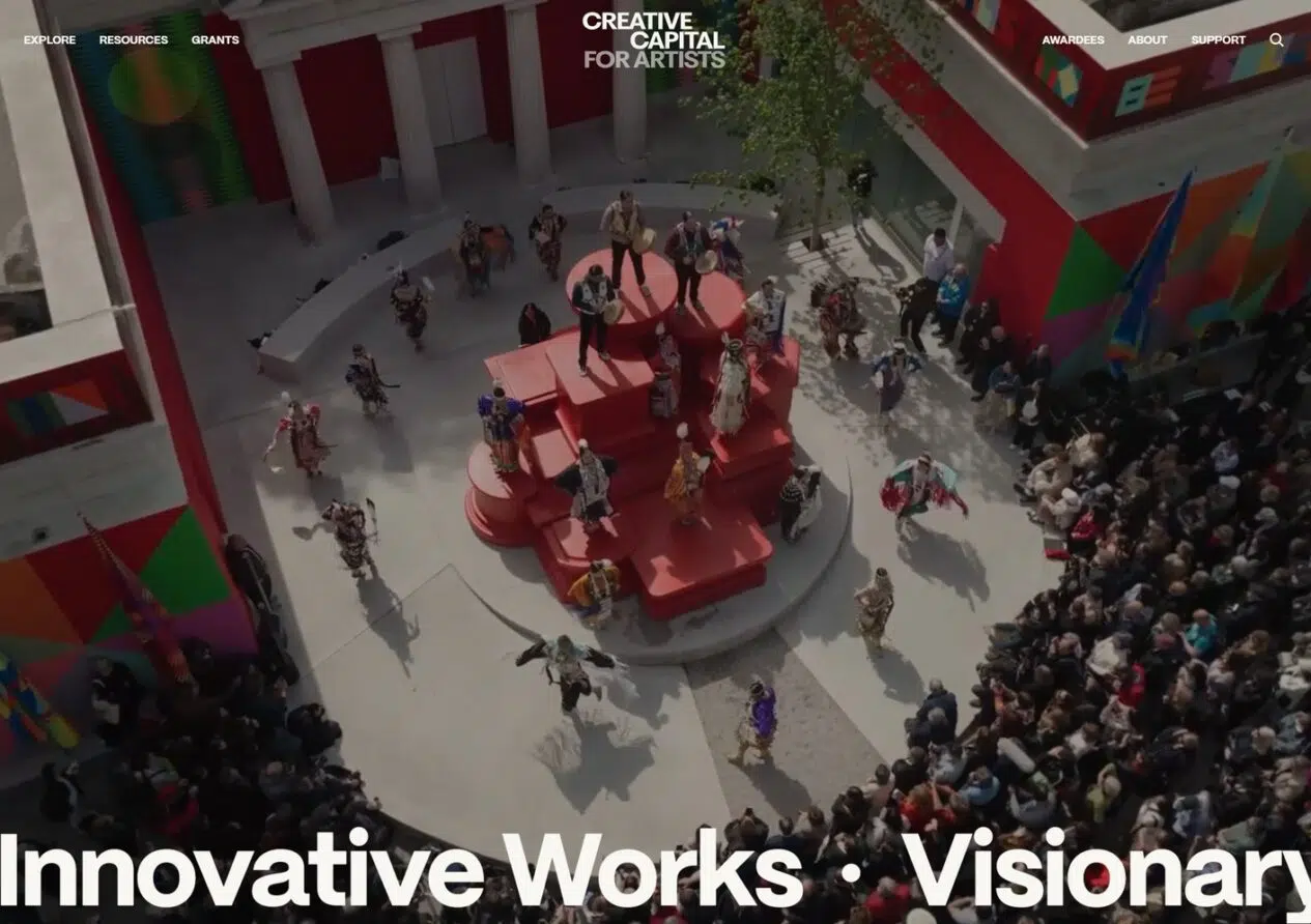 Creative Capital Homepage