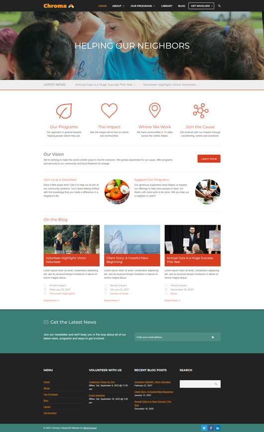 Chroma Theme Screenshot