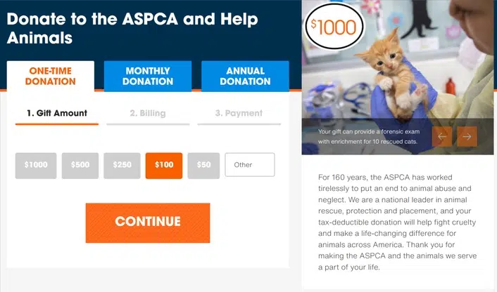 ASPCA Giving Levels