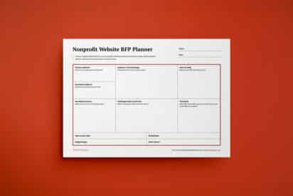 Nonprofit Website RFP Template and Planner Worksheet