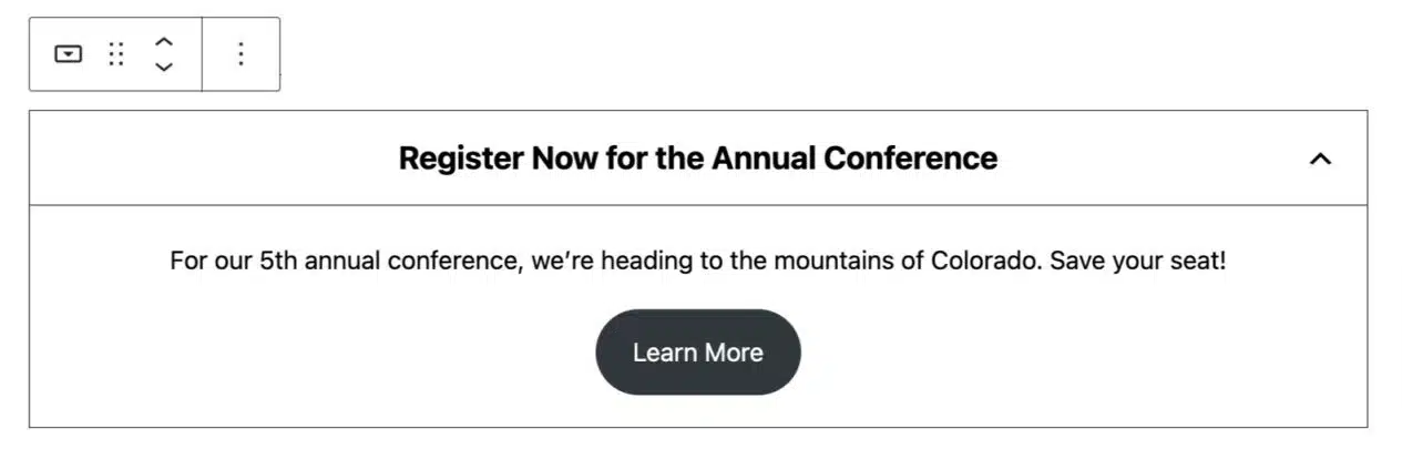 A screenshot of the Message Bar Section in the homepage of the Scholar theme