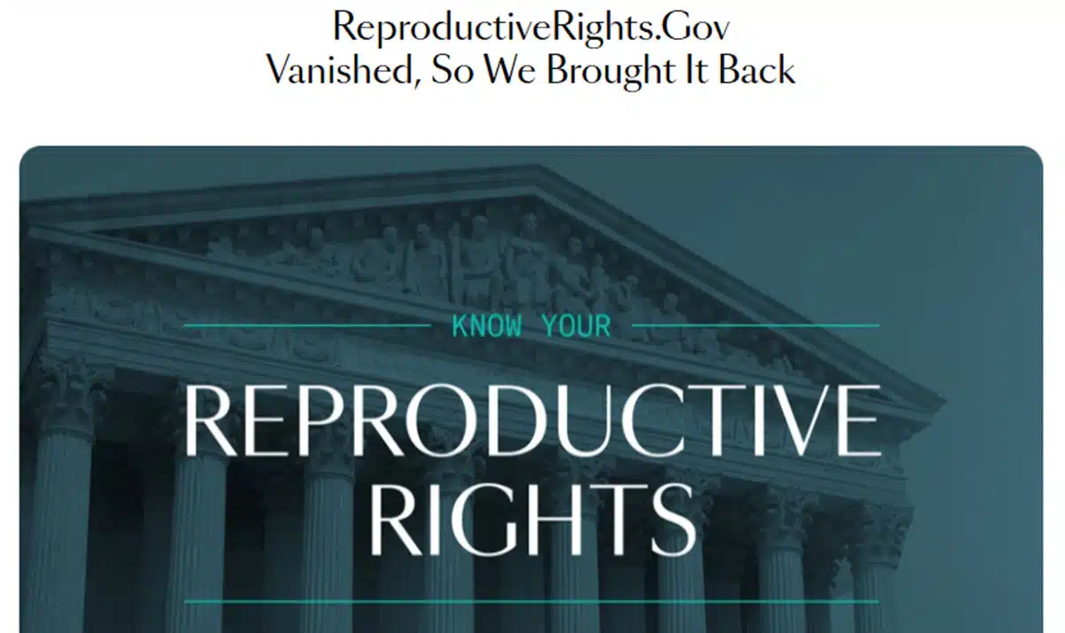 Screenshot from theSkimm that says "Know Your Reproductive Rights"