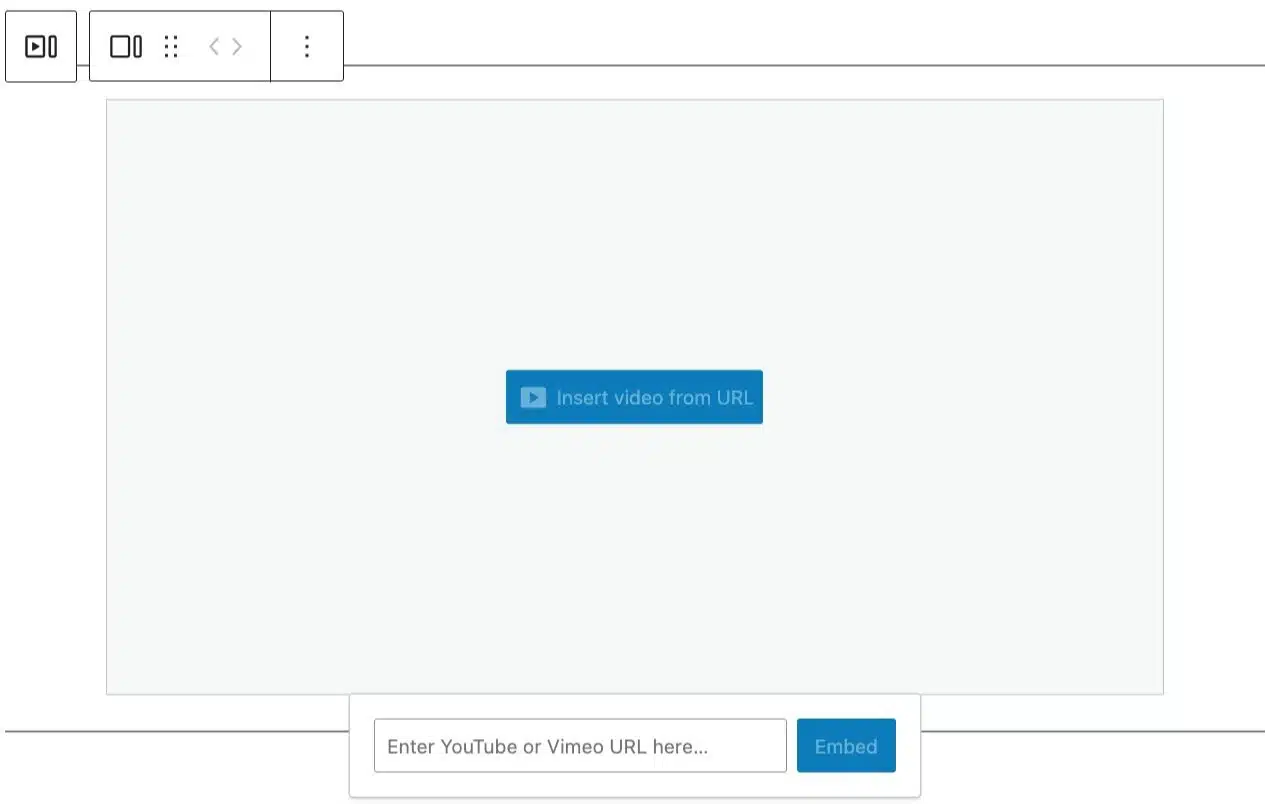 A screenshot of the Video Callout block.