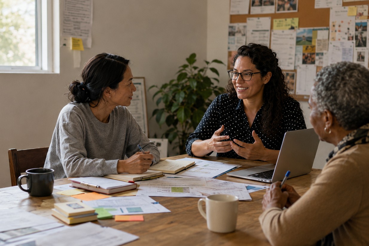 Nonprofit Staff Around the Table